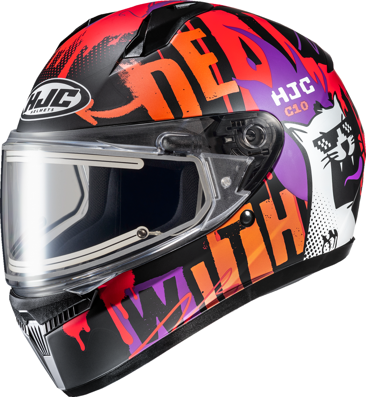 HJC C10 Snow Helmet - Electric - FOP - MC7SF - 3XS FP54EUS1CS7V