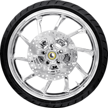 COASTAL MOTO Hurricane Front Wheel - Chrome (21") | Rotors (11.8") | Dunlop AE2 Tire (130/60B21) PKG2-HUR213CH-ABST