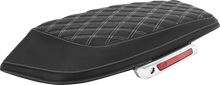 SADDLEMEN Saddlebag Lid Covers - Lattice - White Stitch - FLH/FLT '23-'25 L870-23-18406