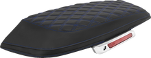 SADDLEMEN Saddlebag Lid Covers - Lattice - Blue Stitch - FLH/FLT '23-'25 L870-23-18401