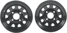ITP Delta Steel Wheel - Front/Rear - Black - 12x7 - 4/110 - 4+3 (15 mm) 1223050014B