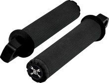 BURLY BRAND Hawk Grips - Dual Cable - Black Textured B16-1008TB