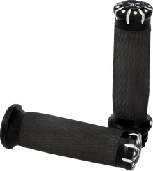 BURLY BRAND Hawk Grips - Dual Cable - Black Machined B16-1008BM