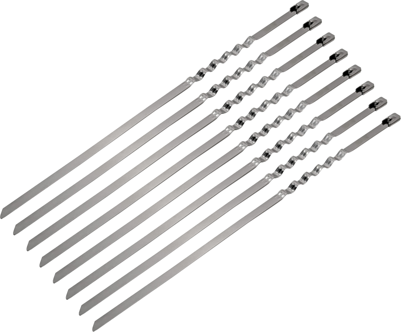 DEI Lockjaw Locking Ties - 8" - 9-Pack 10204