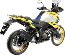 LEOVINCE LV-12 R Slip-On Muffler - Black Stainless Steel - V-Strom 1050 15315BU