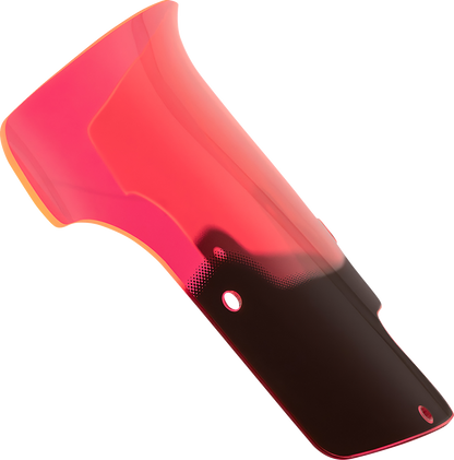 KLOCK WERKS Windshield - 9" - Pink Ice - Chieftain PowerPlus/Roadmaster PowerPlus KWW-04-0646