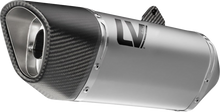 LEOVINCE LV-14 R Slip-On Muffler - Stainless Steel - CB/CBR 500 F/R/X 15634U