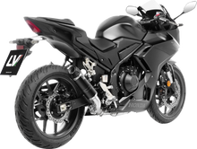 LEOVINCE GP Corsa Evo Slip-On Muffler - Black Stainless Steel - CB/CBR 500 F/R/X 15506EBU