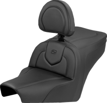 SADDLEMEN Roadsofa™ Seat - Plain - With Backrest - BMW R18 '22-'25 B22-07-187BR