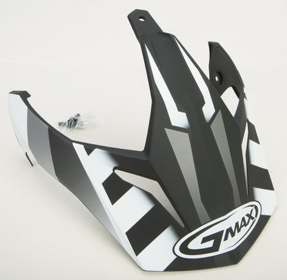 Visor W/Screws Trekka Gm 11 Matte Black/White