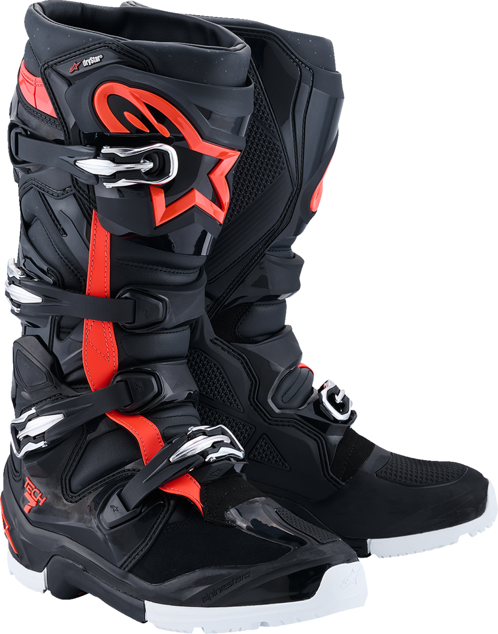 ALPINESTARS Tech 7 Enduro Drystar® Boots - Black/Red/White - US 8 / EU 42 2010526-1321-8
