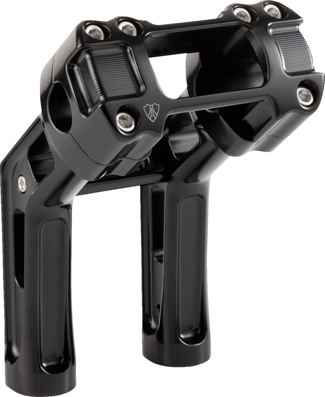 ARLEN NESS Wayback Risers - 7" - Softail - Black 520-066