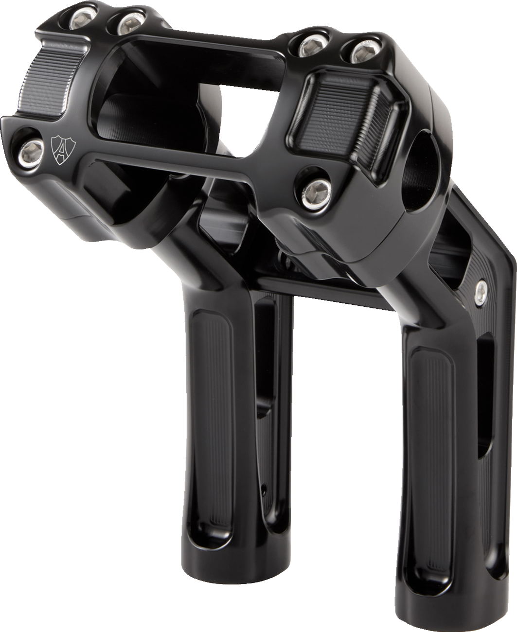 ARLEN NESS Wayback Risers - 7" - Softail - Black 520-066