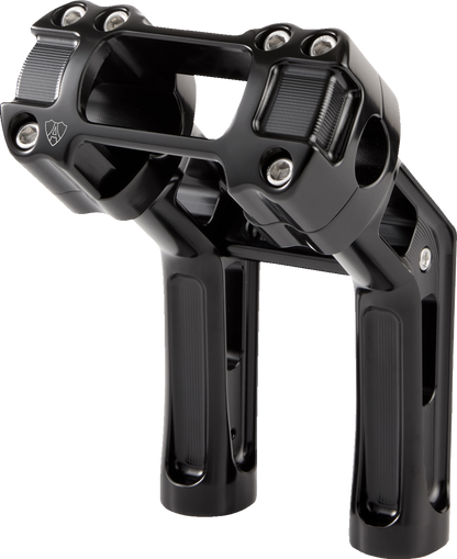 ARLEN NESS Wayback Risers - 7" - Softail - Black 520-066