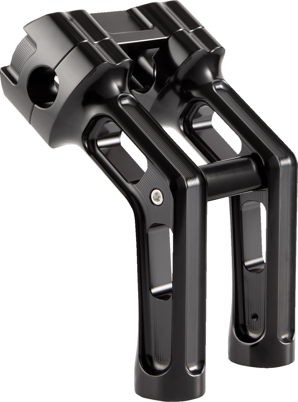 ARLEN NESS Wayback Risers - 7" - Softail - Black 520-066