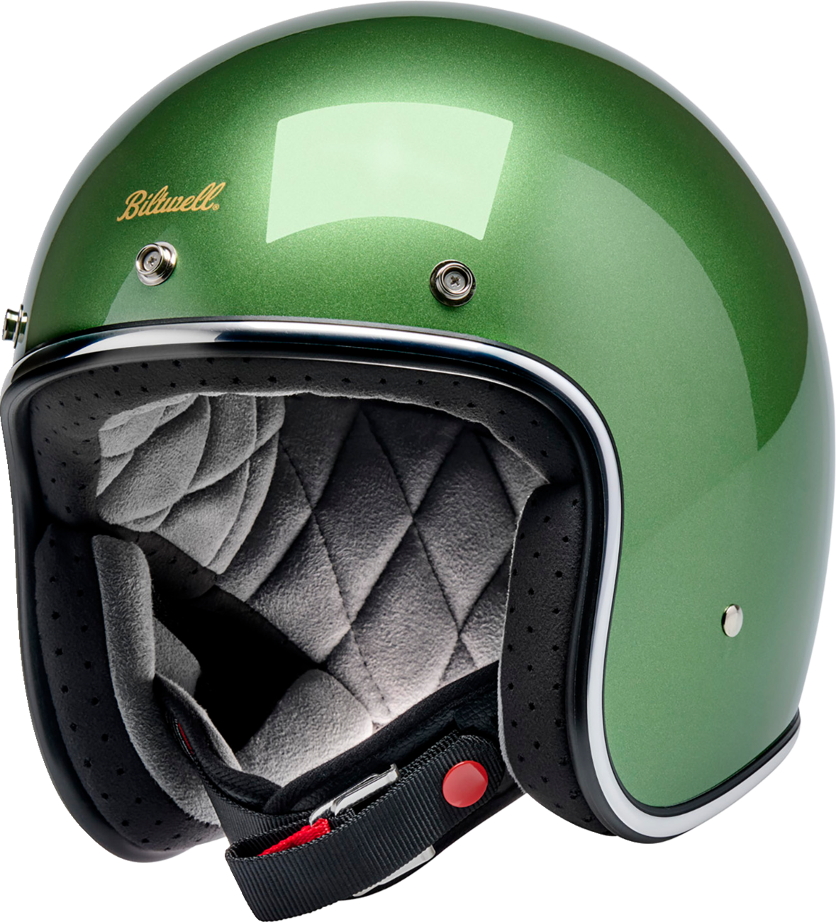 BILTWELL Bonanza Helmet - Metallic Irish Green - XS 1001-3117-201