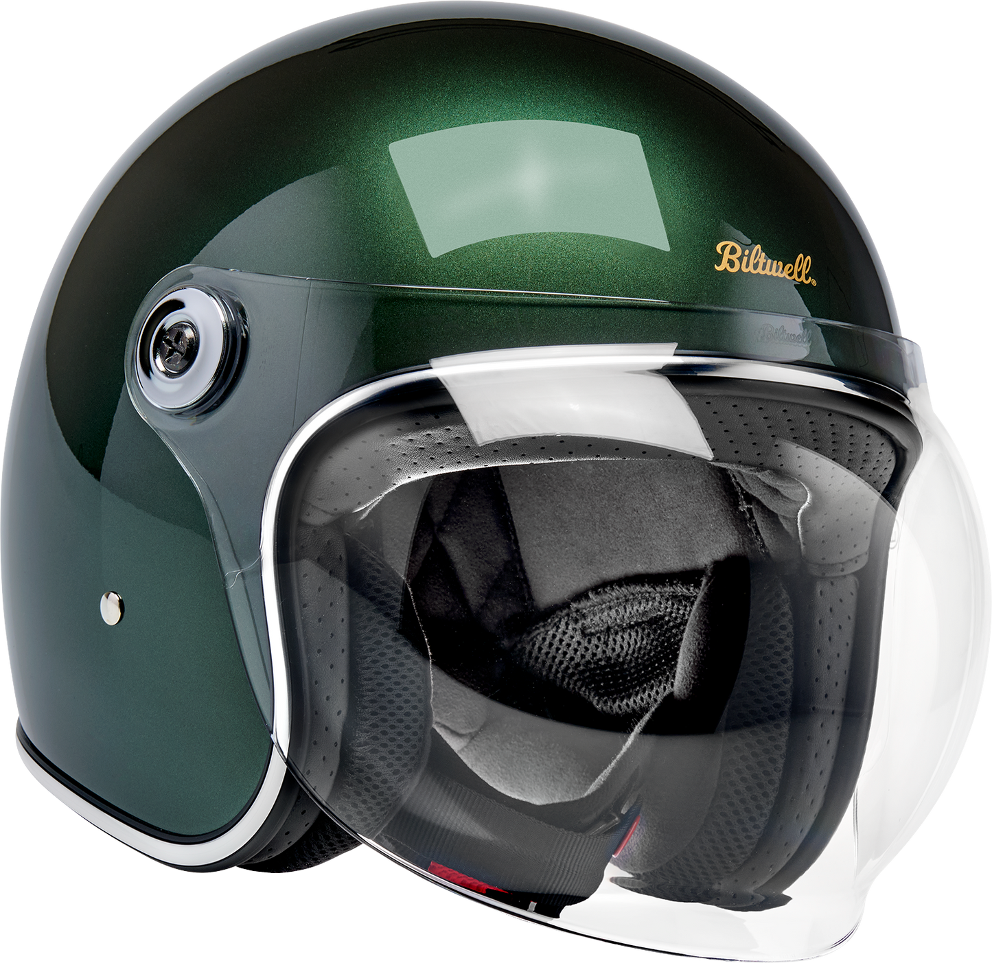 BILTWELL Tahoe™ Helmet - Solid - Metallic Sierra Green - Small 1008-324-502