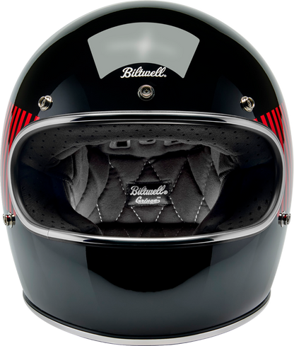 BILTWELL Gringo Helmet - Raceflow - Black/Red/White/Blue - XS 1002-5120-501