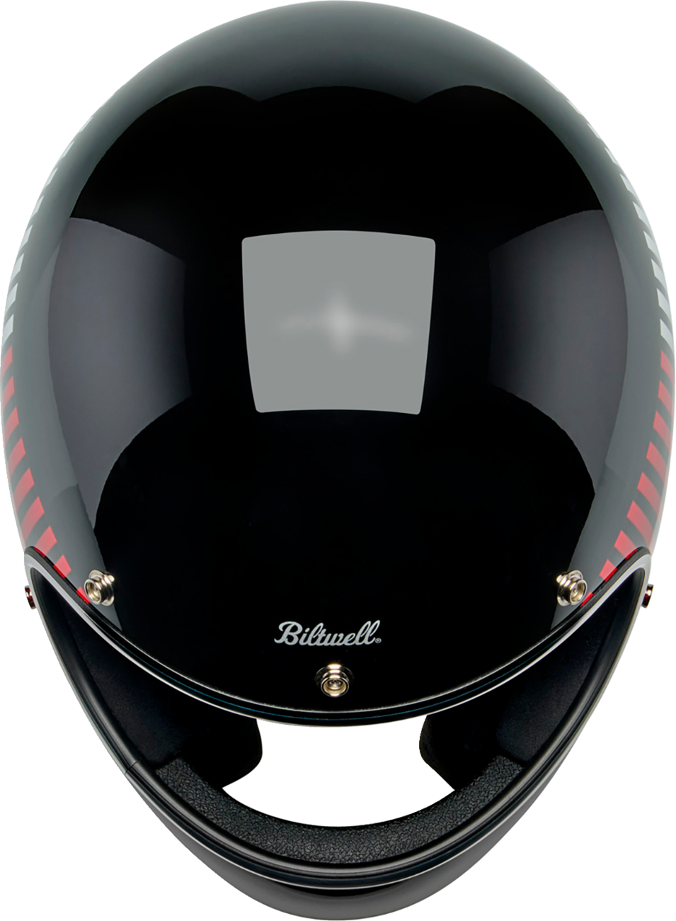 BILTWELL Gringo Helmet - Raceflow - Black/Red/White/Blue - Small 1002-5120-502