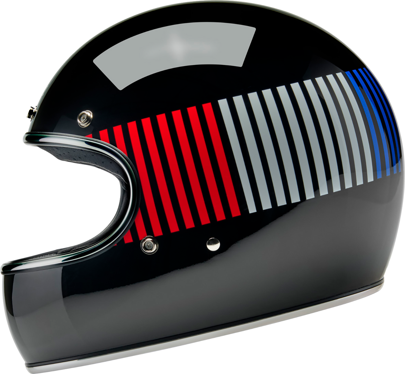 BILTWELL Gringo Helmet - Raceflow - Black/Red/White/Blue - 2XL 1002-5120-506