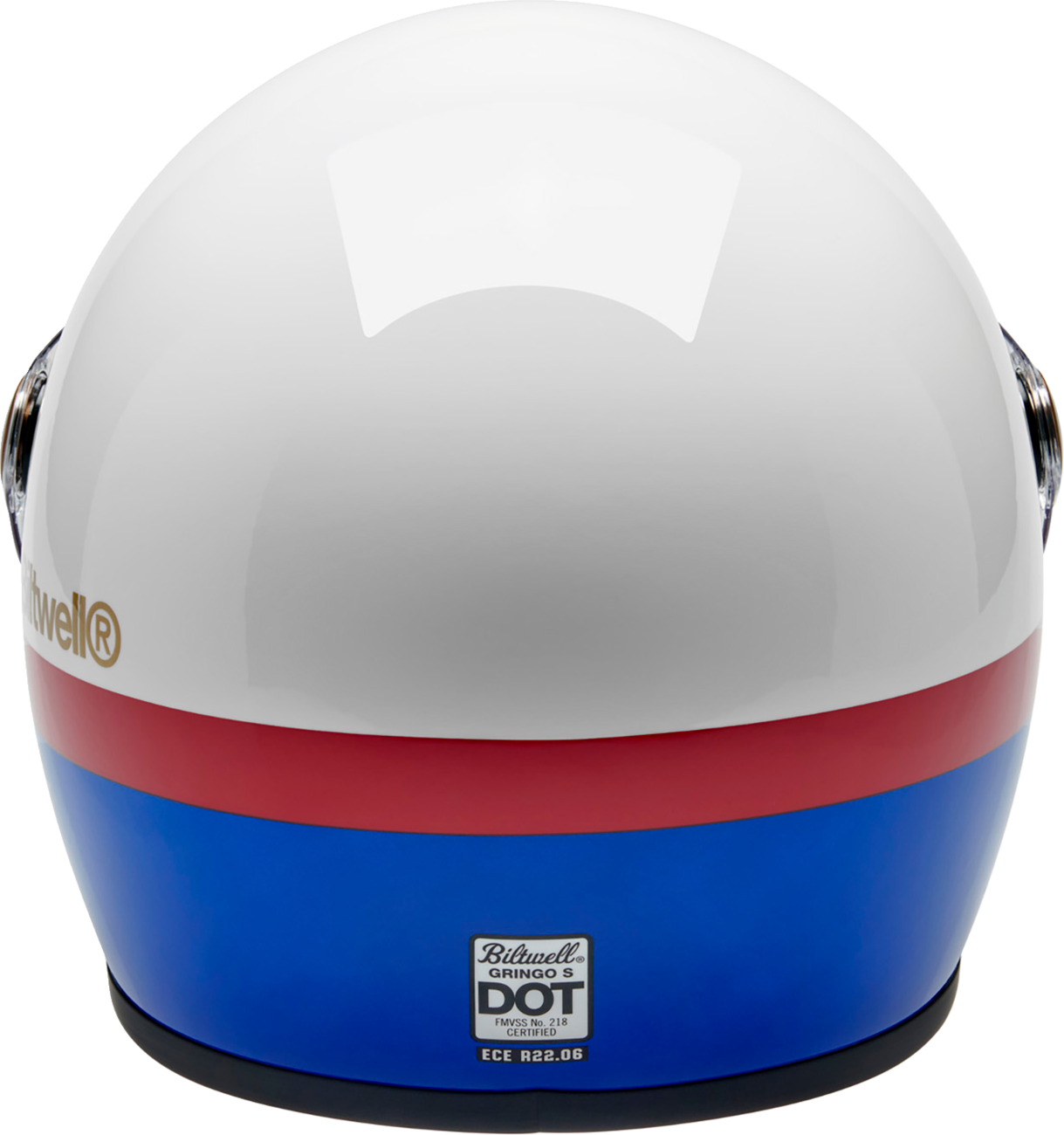 BILTWELL Gringo S Helmet - Apex - White/Red/Blue - XL 1003-5124-505