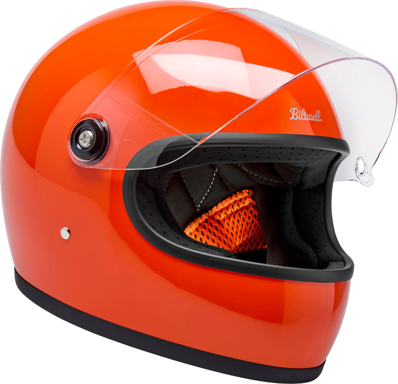 BILTWELL Gringo S Helmet - Hazard Orange - Small 1003-117-502