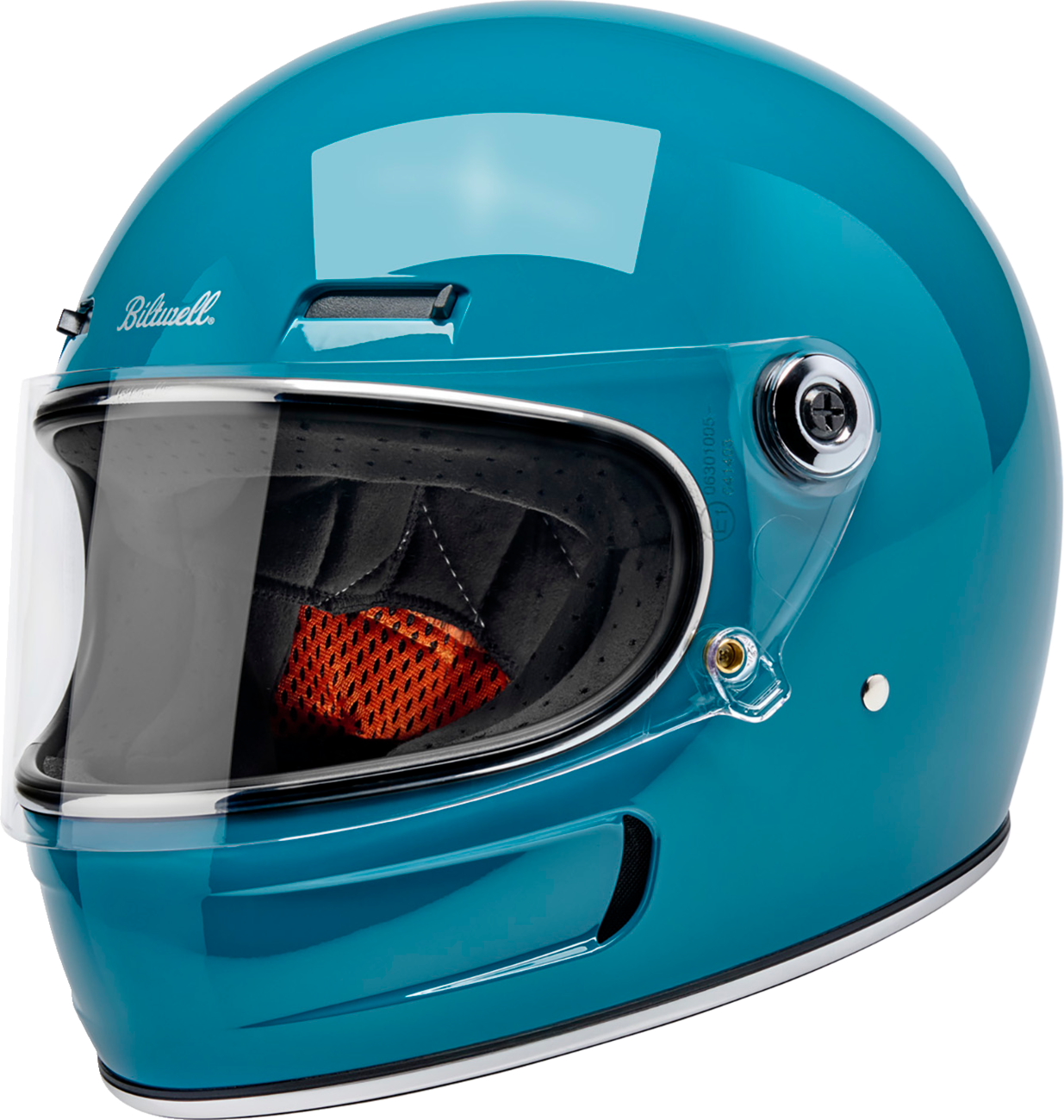 BILTWELL Gringo SV Helmet - Gloss Atlantic Teal - Large 1006-1126-504