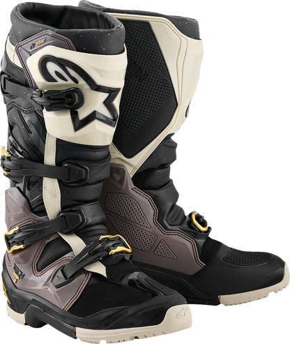 ALPINESTARS Tech 7 Enduro Drystar® Boots - Black/Dark Gray/Gold - US 7 / EU 40.5 2010526-1558-7