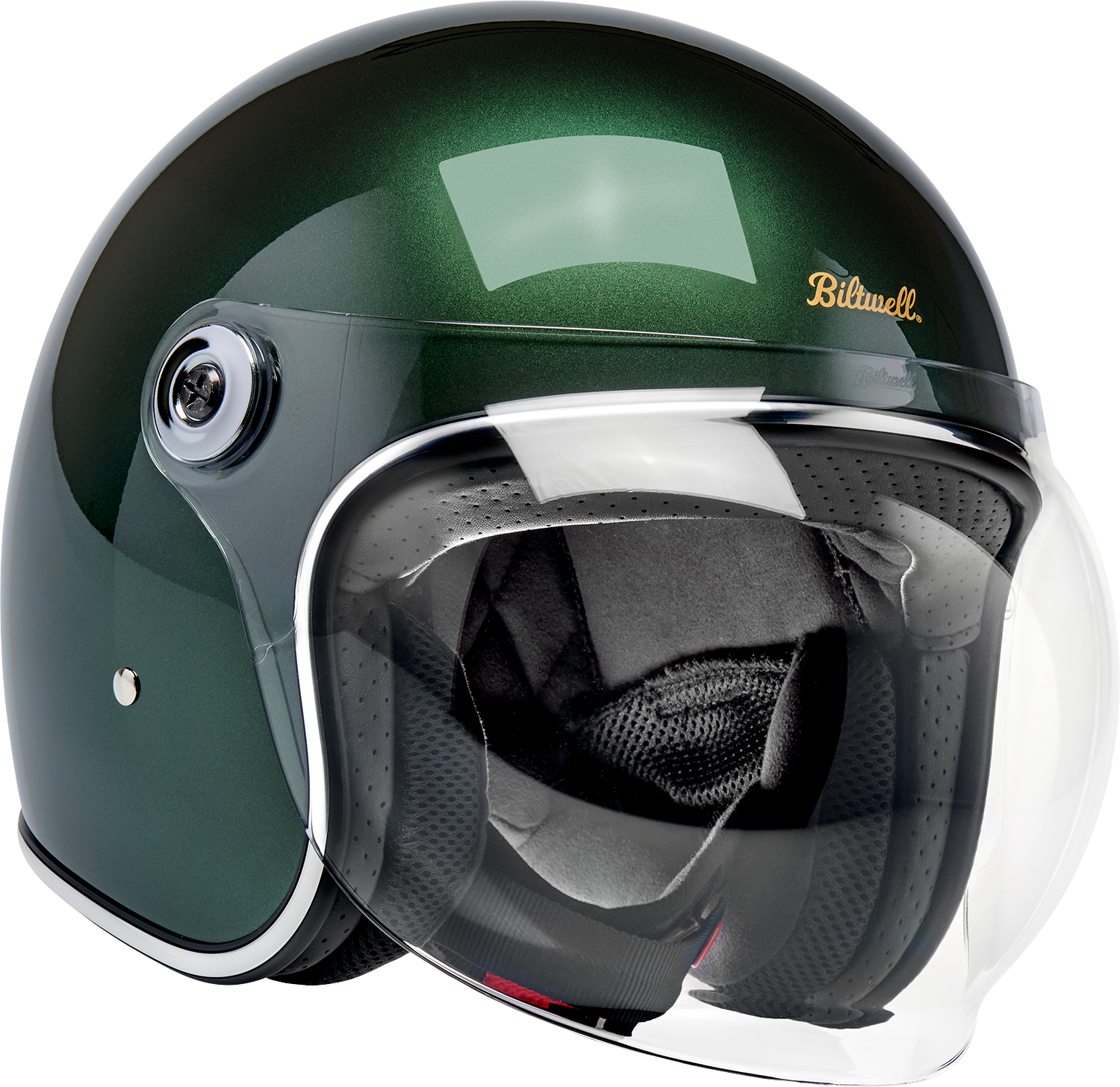 BILTWELL Tahoe™ Helmet - Solid - Metallic Sierra Green - Large 1008-324-504