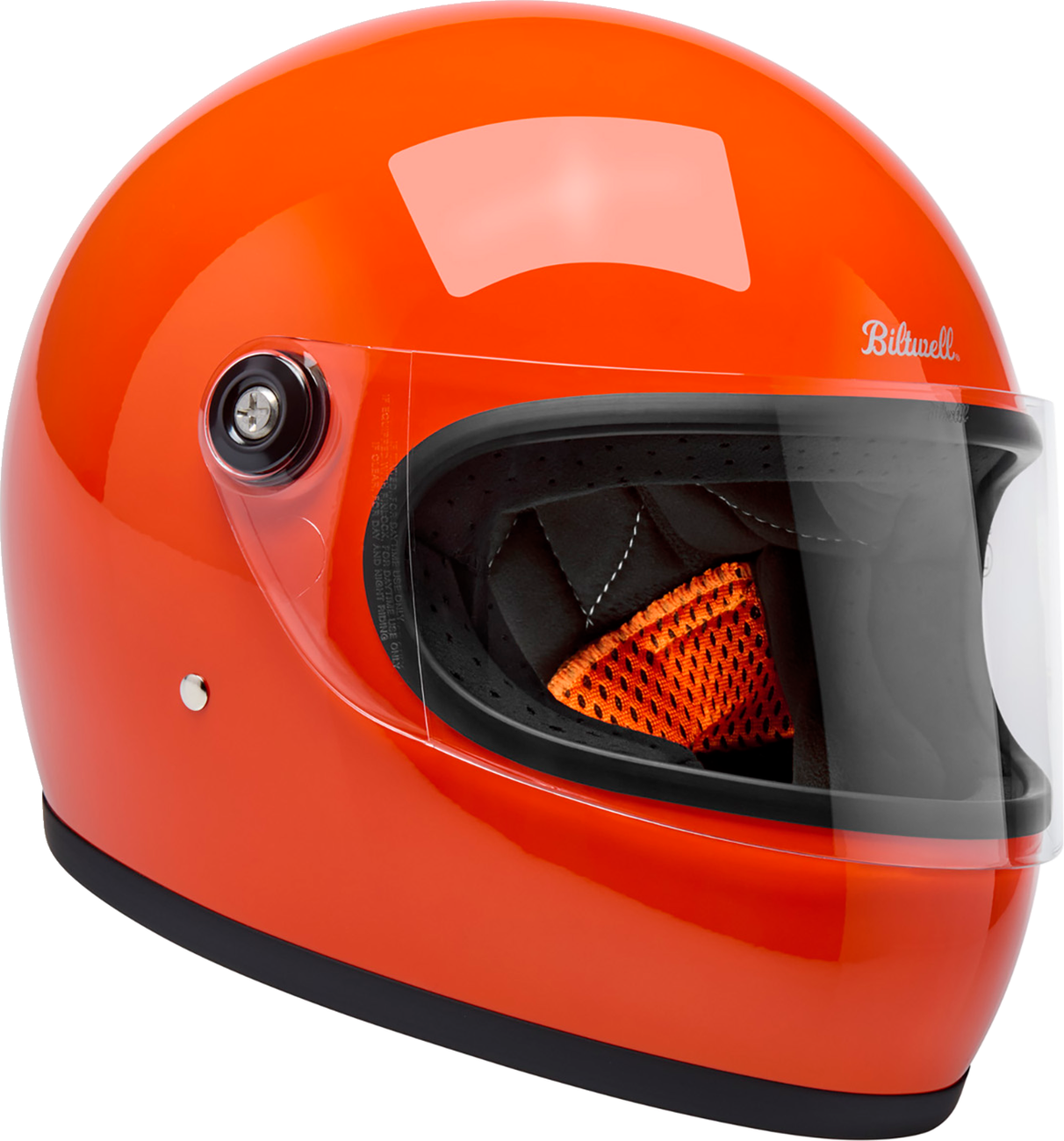 BILTWELL Gringo S Helmet - Hazard Orange - Large 1003-117-504