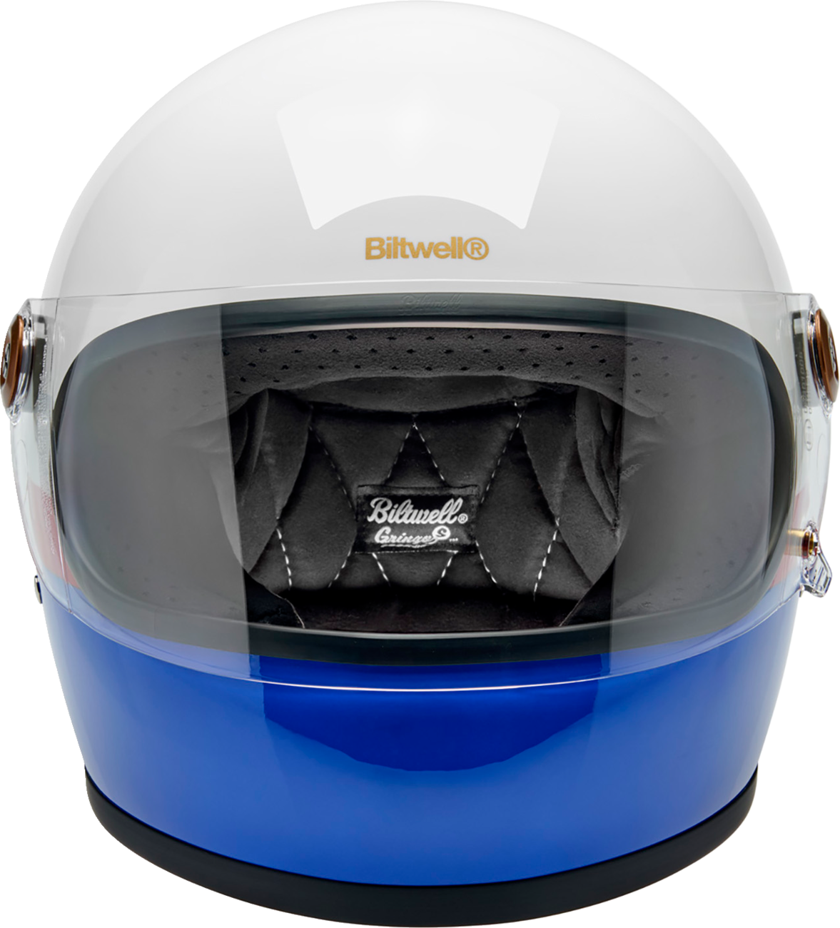 BILTWELL Gringo S Helmet - Apex - White/Red/Blue - Medium 1003-5124-503