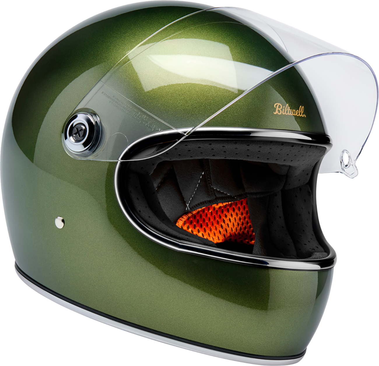 BILTWELL Gringo S Helmet - Metallic Dart Green - XL 1003-3125-505