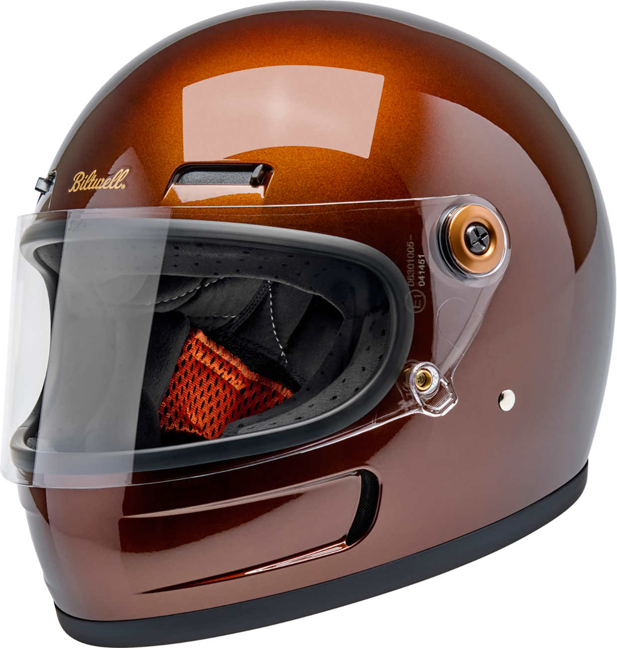 BILTWELL Gringo SV Helmet - Metallic Whiskey - Large 1006-3127-504