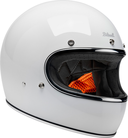 BILTWELL Gringo Helmet - Gloss White - Small 1002-1122-502