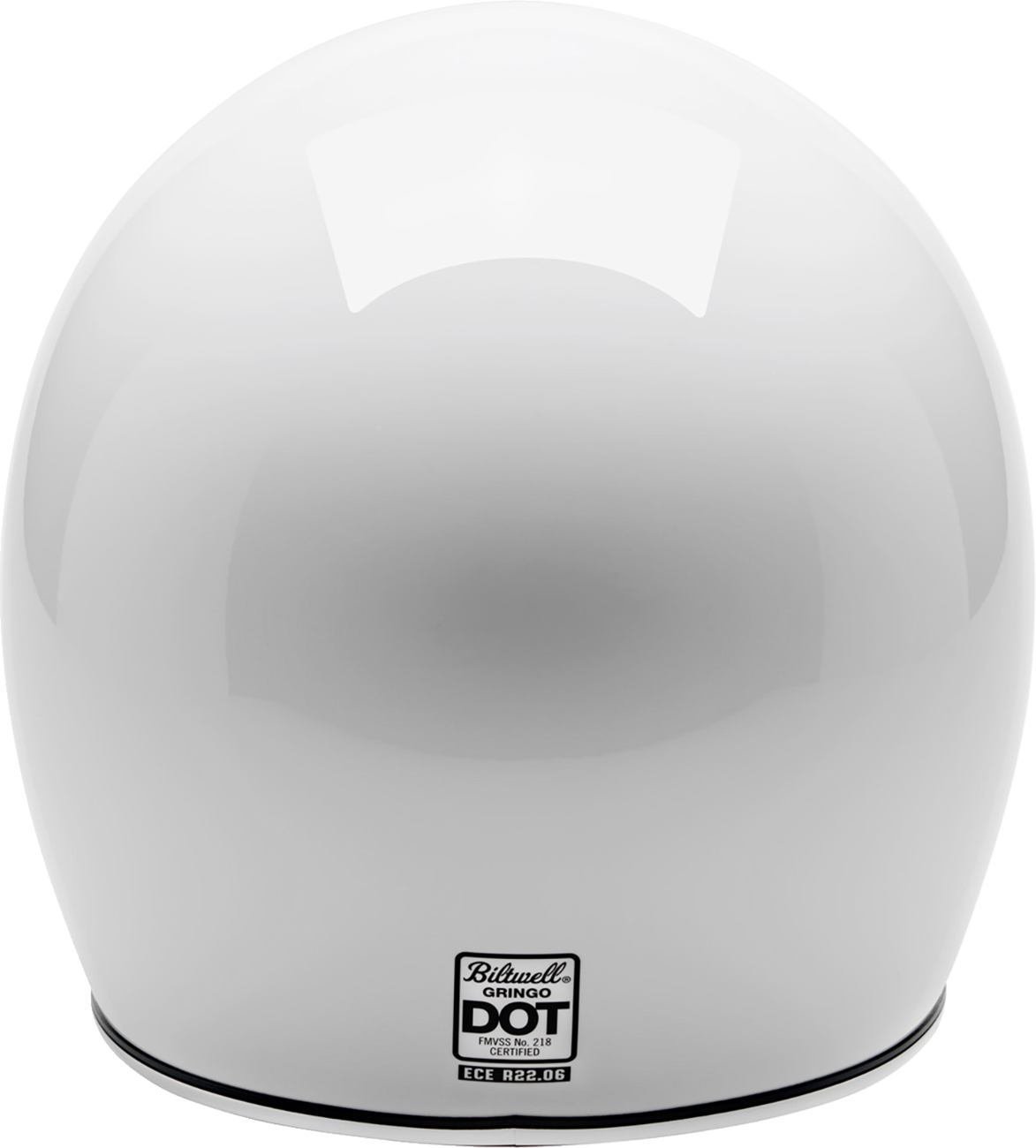 BILTWELL Gringo Helmet - Gloss White - Small 1002-1122-502