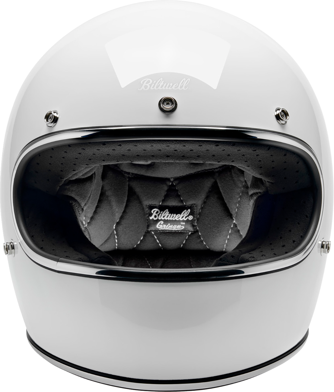 BILTWELL Gringo Helmet - Gloss White - Large 1002-1122-504