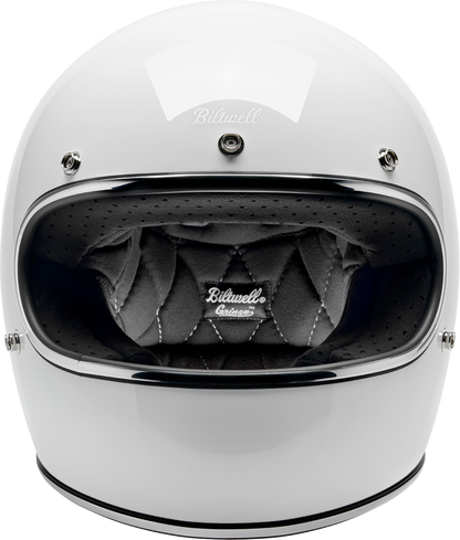 BILTWELL Gringo Helmet - Gloss White - Large 1002-1122-504