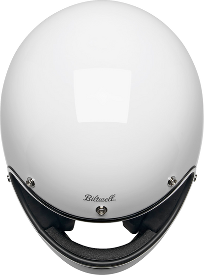 BILTWELL Gringo Helmet - Gloss White - Small 1002-1122-502