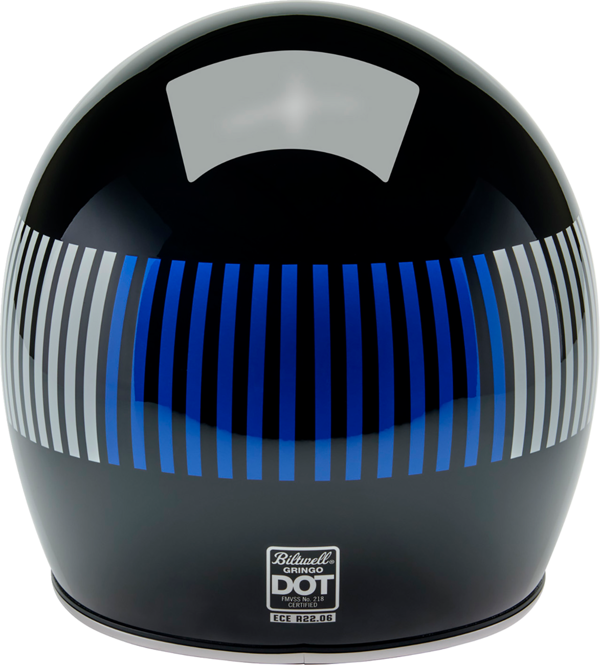 BILTWELL Gringo Helmet - Raceflow - Black/Red/White/Blue - Large 1002-5120-504