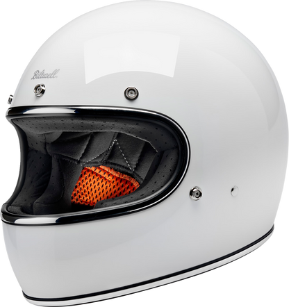 BILTWELL Gringo Helmet - Gloss White - Medium 1002-1122-503