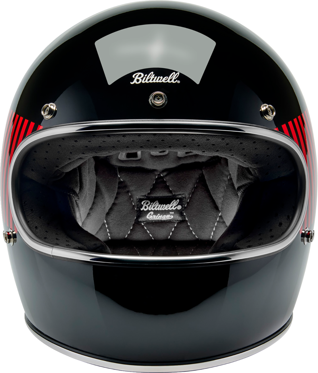 BILTWELL Gringo Helmet - Raceflow - Black/Red/White/Blue - Medium 1002-5120-503