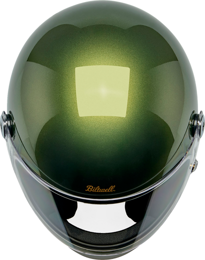 BILTWELL Gringo S Helmet - Metallic Dart Green - Medium 1003-3125-503