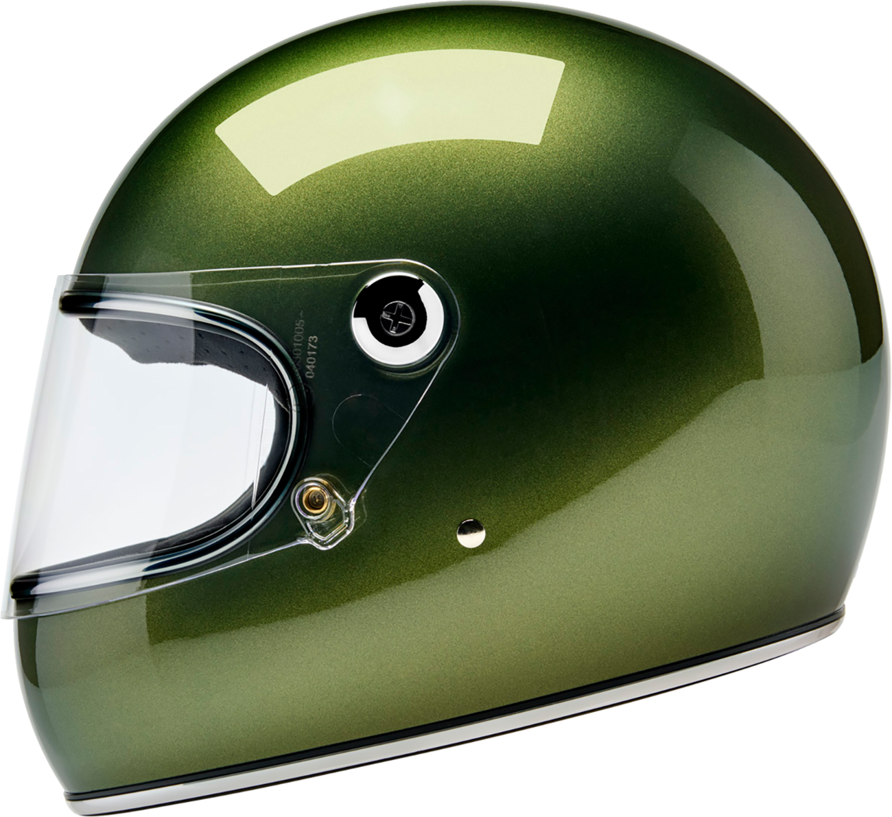 BILTWELL Gringo S Helmet - Metallic Dart Green - Large 1003-3125-504