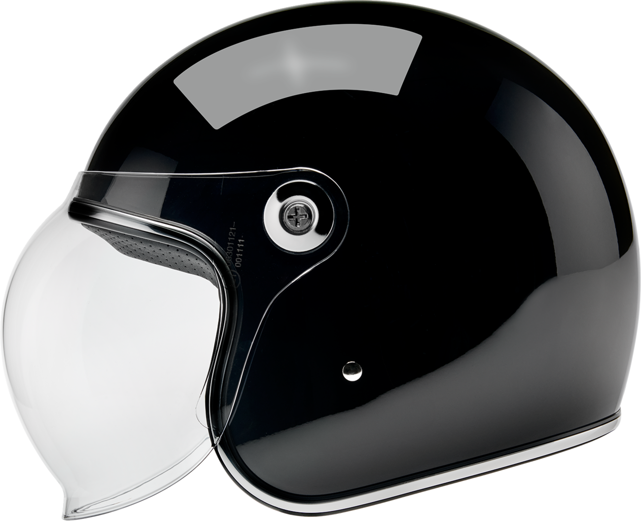 BILTWELL Tahoe™ Helmet - Solid - Gloss Black - Small 1008-101-502
