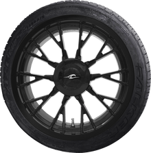 COASTAL MOTO Marlin 3D Rear Wheel - Solid Black (18") | AE2 Tire 180/55B18 - Trike PKG-MAR-187T-SB