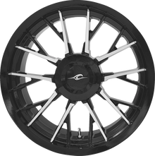 COASTAL MOTO Wheel - Marlin 3D - Rear - Black Cut - 18x7 - Trike 3D-MAR-187T-BM