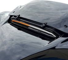 CUSTOM DYNAMICS LED Windshield Trim - Sequential Turn Signal - Gloss Black CD-SG23-CWT-B