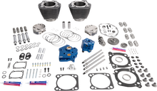 S&S CYCLE Power Package - Water Cooled - 496 Gear Drive - Black Granite w/Highlight - M8 310-1402A