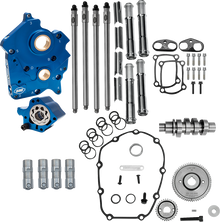 S&S CYCLE Cam Chest Kit - Water Cooled - Gear Drive - 496 Cam - Chrome Pushrod Tubes - M8 310-1386A