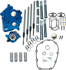 S&S CYCLE Cam Chest - Water Cooled - Chain Drive - Chrome Pushrod Tubes - M8 310-1265A